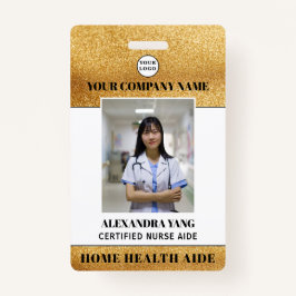 Crachá Foto do logotipo do Home Health Aid