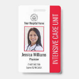 Crachá Foto do logotipo moderno da empresa Cartão de iden