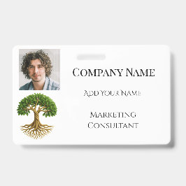 Crachá Foto do material do Promocional comercial da árvor