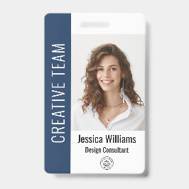 Crachá Foto Grande de Funcionário Personalizada, Código d