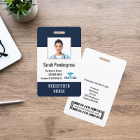 Foto ID de Enfermeira do Centro Médico Moderno