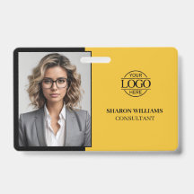 Foto Moderna de Funcionário da Empresa Amarela e P