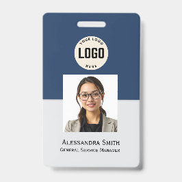 Crachá Foto personalizada do funcionário, código do Bar, 