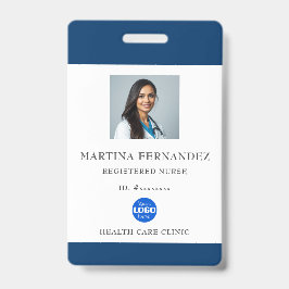 Crachá Foto personalizada do funcionário do hospital médi