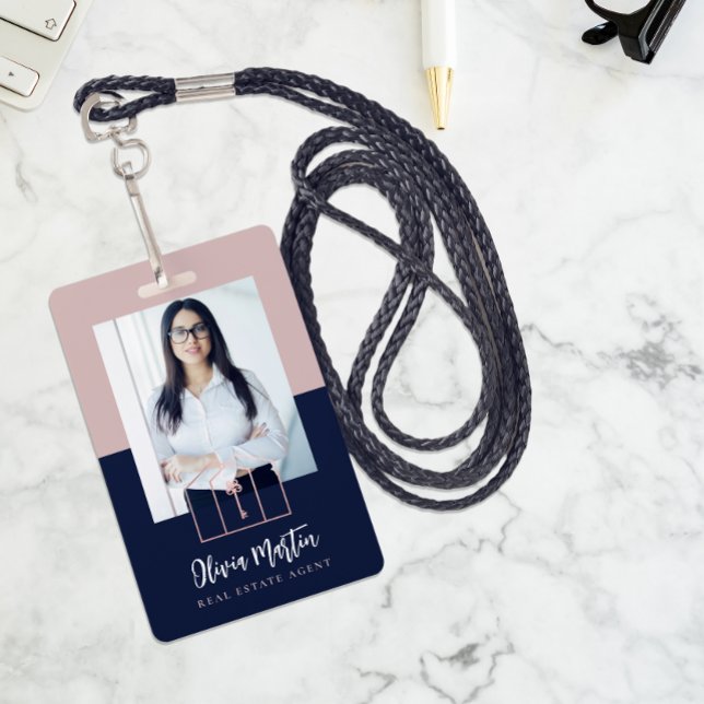 Crachá Fotografia e logotipo de imóveis profissionais mod (Criador carregado)