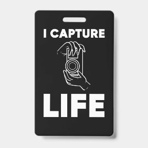 Crachá Fotógrafo Captura a Vida