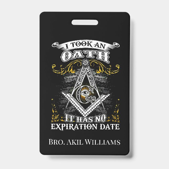 Crachá Freemason (Front)