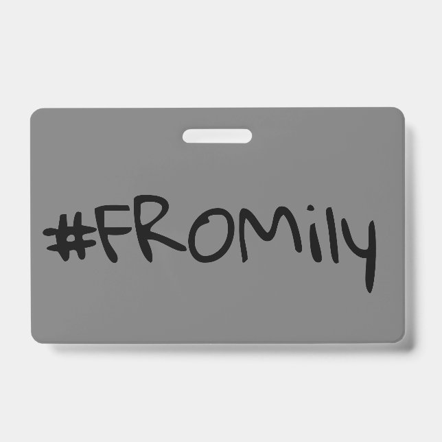 Crachá #FROMily from Fandom Korman Productions Podcast (Frente)