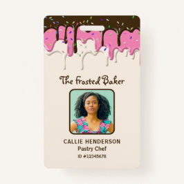 Crachá Funcionário de Empresas de Panificação de glacés