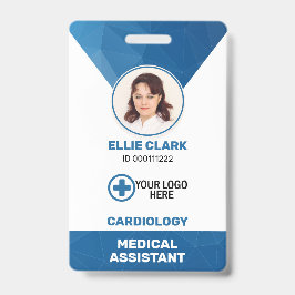 Crachá Funcionário do Hospital Personalizado, Logotipo e 