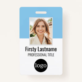 Crachá Funcionário Personalizado - Foto, Código do Bar, L