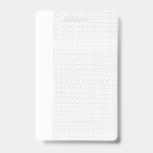 Crachá Fundo branco com um padrão repetitivo de pequeno