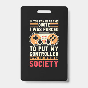 Crachá Gamer Foi Forçado A Colocar Meu Controlador