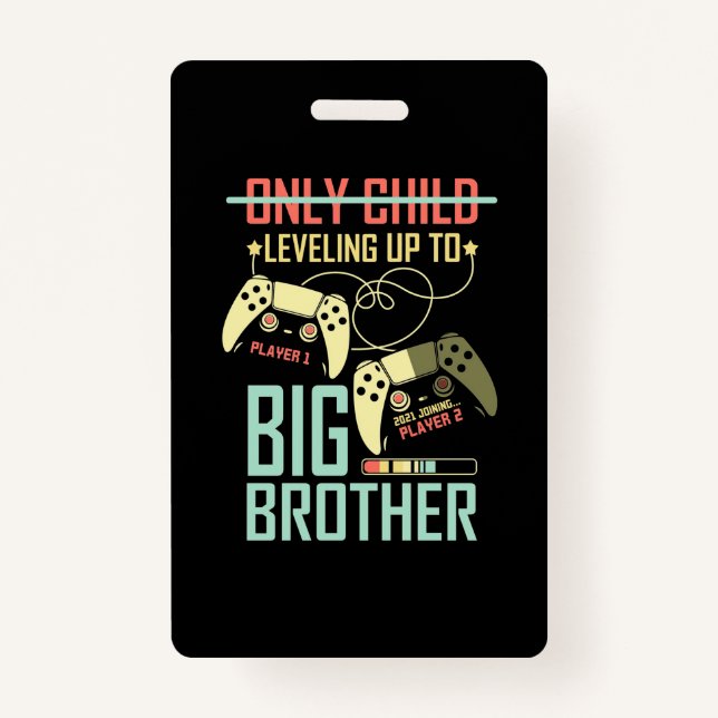 Crachá Gamer Gift | Jogador Big Brother 2021 (Frente)