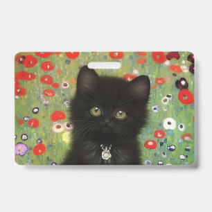 Crachá Gatinho Gustav Klimt