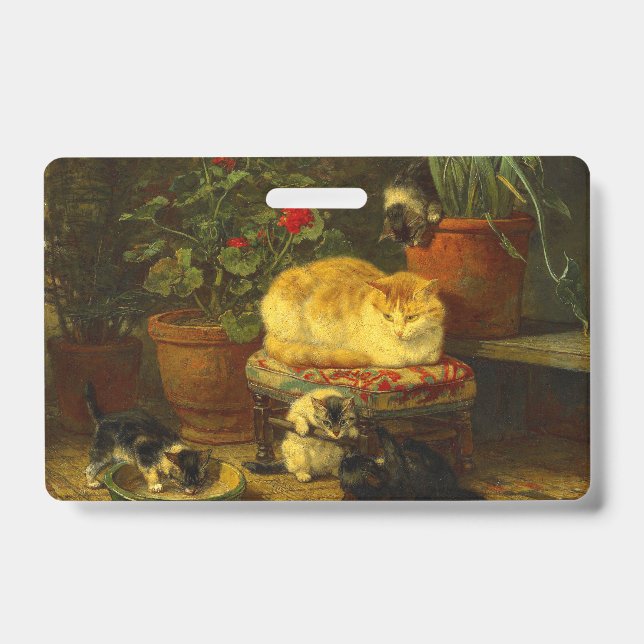 Crachá Gatinhos ao Brincar (Frente)