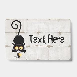 Crachá Gato e Rato com Personagens de desenho animados Di