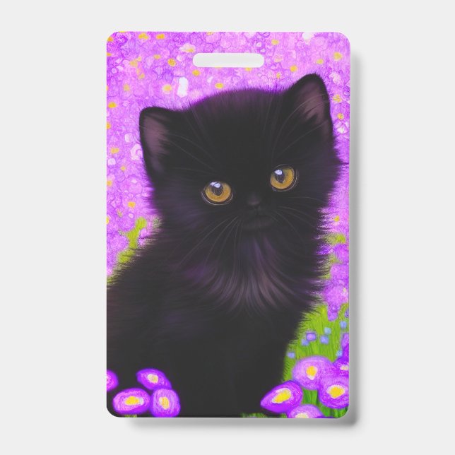 Crachá Gato Gustav Klimt (Frente)