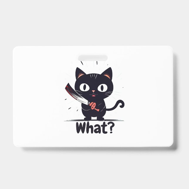 Crachá Gatos dizem O quê! (Frente)