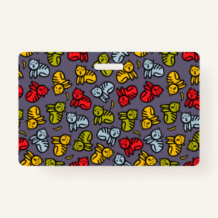 Crachá Gatos e bananas