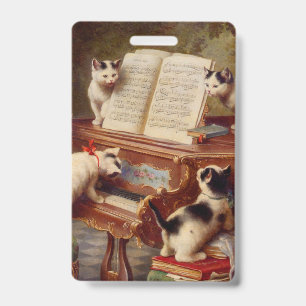 Crachá Gatos e Piano