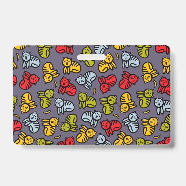 Crachá Gatos mais bananas (Frente)