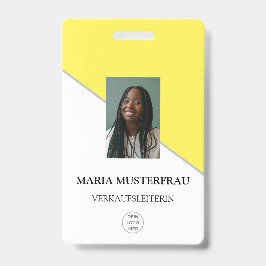 Crachá Gestalte Deinen Eigenen Ausweis Vorlage