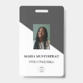 Crachá Gestalte Deinen Eigenen Ausweis Vorlage