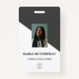 Crachá Gestalte Deinen Eigenen Ausweis Vorlage