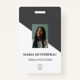 Crachá Gestalte Deinen Eigenen Ausweis Vorlage