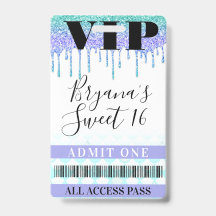 Glitter Drip Sereia Azul Teal Roxo Passagem VIP 16