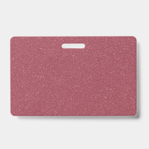 Crachá Glitter em Rosa Dourado Personalizável
