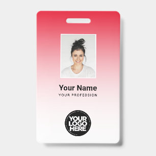 Crachá Gradação de Nome do Bar de Fotografia do Funcionár