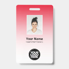 Crachá Gradação de Nome do Bar de Fotografia do Funcionár