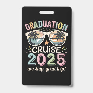 Crachá Graduação Cruise 2025 Formando Cruising Squad