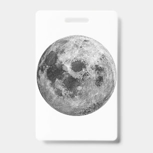 Crachá Gráficos da Lua Cheia Legal Astronomia Espacial Ci