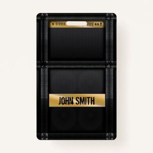 Crachá Guitarra com nome personalizado 