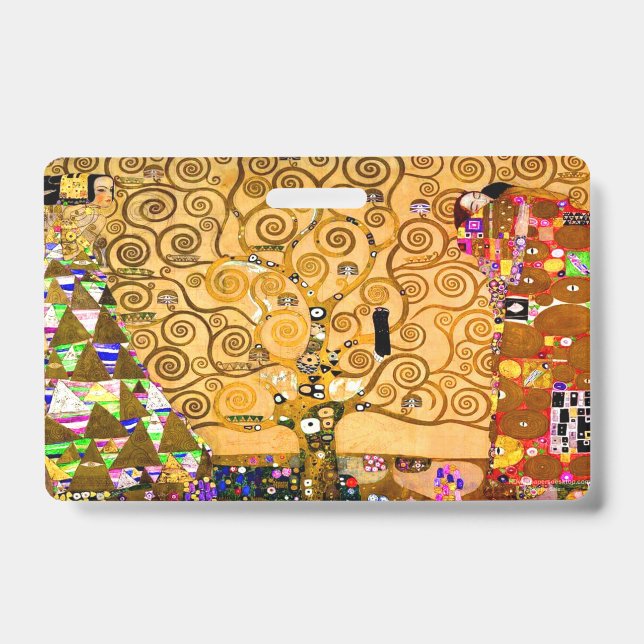 Crachá Gustav Klimt Árvore da Vida (Frente)