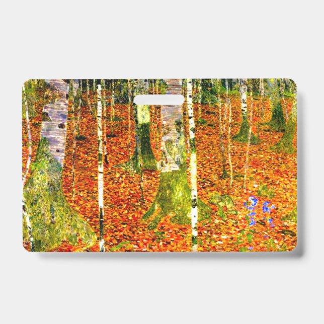 Crachá Gustav Klimt Árvores de Bétula (Frente)