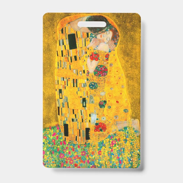 Crachá Gustav Klimt O Beijo (Frente)