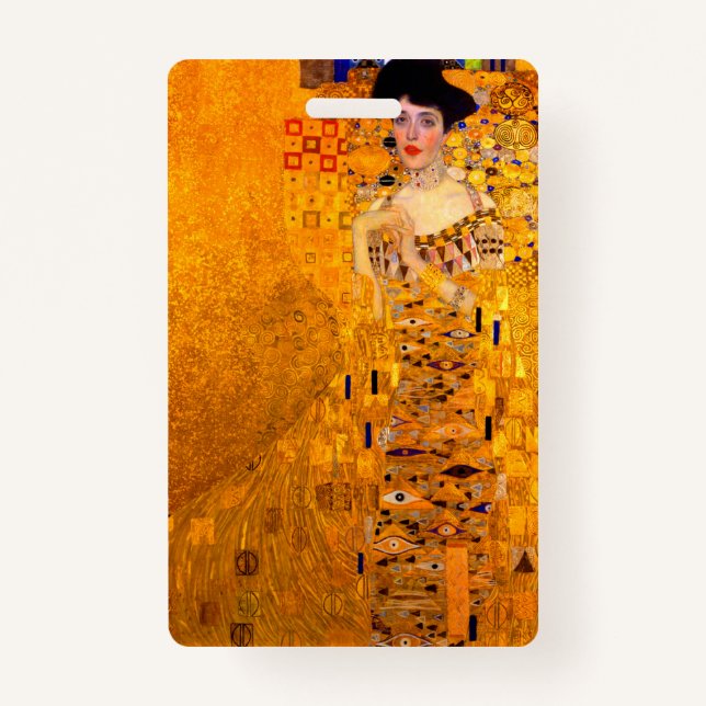 Crachá Gustav Klimt Retrato de Adele Bloch Bauer (Frente)
