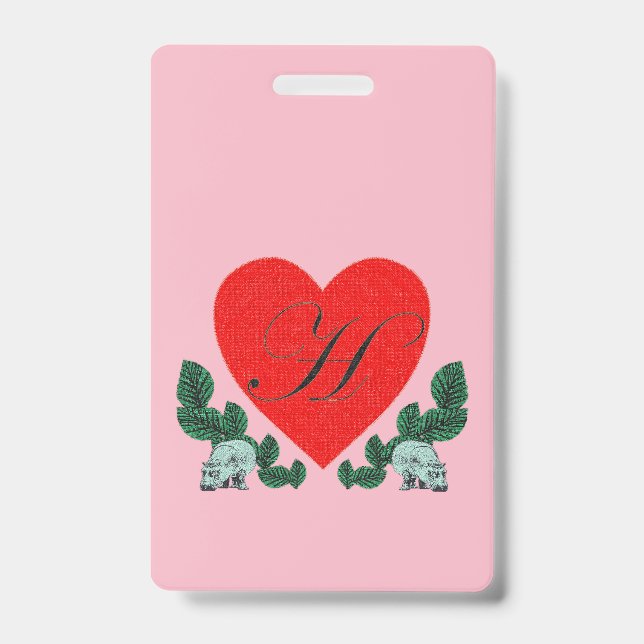 Crachá H para Hippopotamus (Frente)