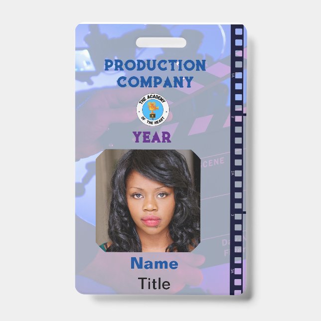 Crachá Hollywood  (Frente)