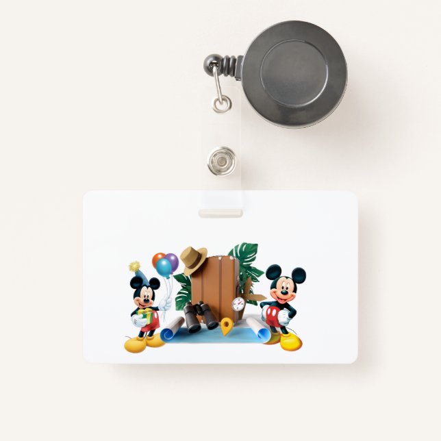 Crachá Horizontal (Frente com retrátil)