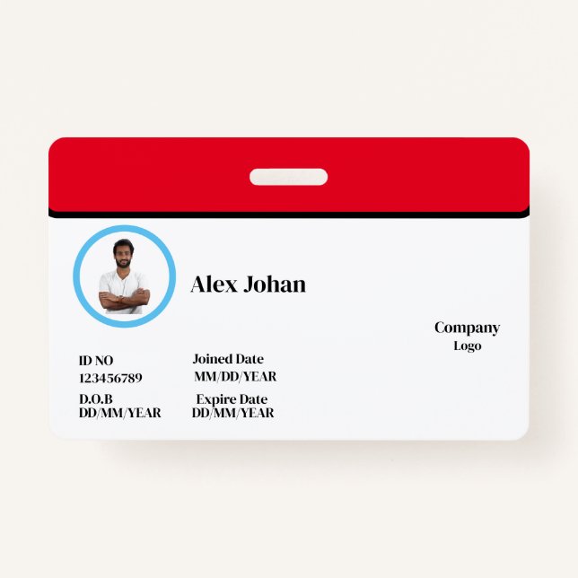 Crachá Horizontal (Frente)