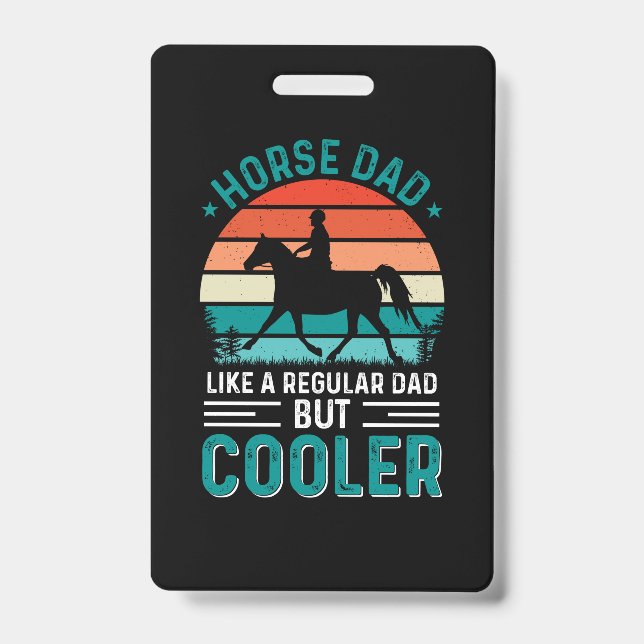 Crachá Horse Dad (Frente)