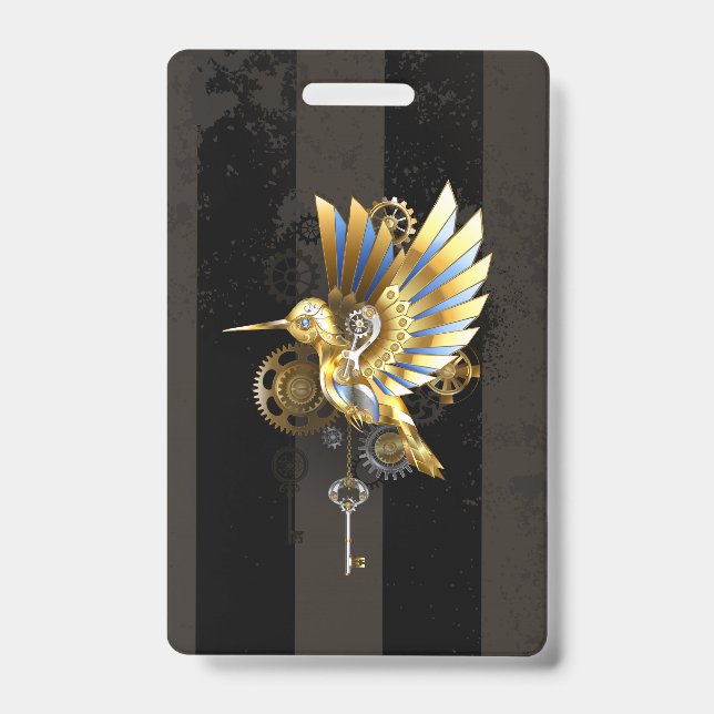 Crachá Hummingbird mecânico (Frente)