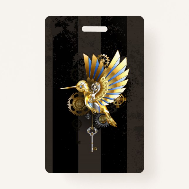 Crachá Hummingbird mecânico (Frente)