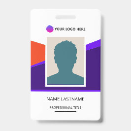 Crachá ID Card Identification Badge