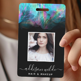 Crachá ID Comercial de Tinta Álcool Holográfico